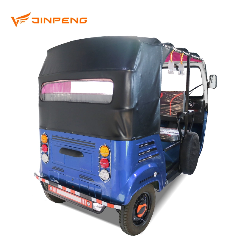 New Bajaj Three Wheel Electric Tricycle 3 Wheeler Tuk Tuk for Passenger